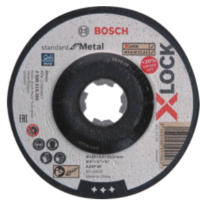 BOSCH SCHRUPPSCHLEIFSCHEIBE X-LOCK METAL 